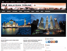 Tablet Screenshot of malaysiantribune.com